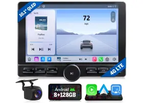 Stcux6k2promaxuseuc3 Eonon 2 Din 10.1 Inch Qled Android 13 8 128 Car Radio Stereo Multimedia Gps Carplay 4g Lte