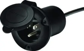 17-51300 Esm Pro Mariner Univeral Ac Plug Holder Black 51300