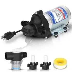 2088-594-154 Etespie 741365581505 Industrial Diaphragm Water Pump 198gph 115v Ac 1/2in Portabl