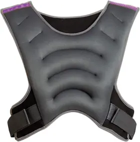 6010g Everlast Weighted Vest With Reflective Grey 10 Lb