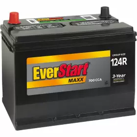 124r Everstart 12 Maxx Lead Acid Automotive Battery Group Size Volt 700 Cca #2