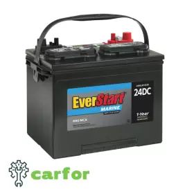 Everstart 24dc 12 Lead Acid Marine And Rv Deep Cycle Battery Group Size Volt 690