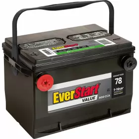 Everstart 78 12 Value Lead Acid Automotive Battery Group Size Volt 600 Cca #2