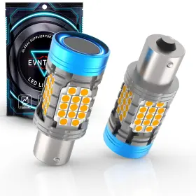 Evntyps-p2a-1156a6 Evntyps Canbus 1156 Turn Signal Bulbs With Built In Resistor Anti Hyper Flash 3500lm