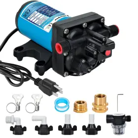 Yt-4wd-55-115v Exhoper 115v Ac Fresh Water Pressure Pump - 5.5 Gallons Per Minute 60 Psi Durable 4-c