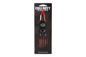 Gkcocd300060 Exquisite Gaming Call Of Duty Black Ops 4 Logo And Keychain Compass Navigation One Size