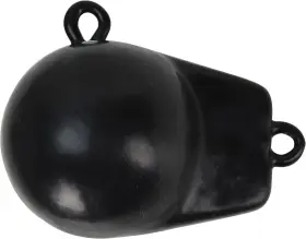3006.6729 Extreme Max 814166026688 Coated Ball-with-fin Downrigger Weight - 8 Lbs. Black