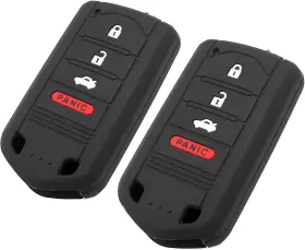 Eyanbis 712004280844 Silicone Key Fob Cover Fit For Acura Ilx Rdx Tl Zdx Smart 4 Buttons Ca