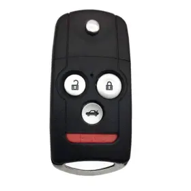 Ez-3927 Ezzy Auto Uncut Keyless Entry Remote Control Car Key Fob Shell Case For Accord Black