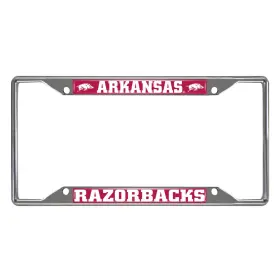 E0100-014 Fan Mats Arkansas License Plate Frame 6.25 Inch X12.25