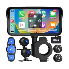 Fancytiger-carplay-ty-6.25 Fancytiger Motorcycle Dash Cam Apple Carplay And Android Auto Gps Navigation F