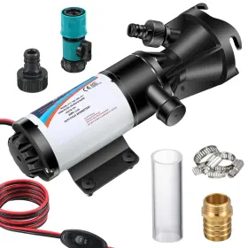 Dc-feekoon-184 Feekoon Macerator Pump For Rv 12v Motor Quick Release Waste Chopper Po