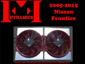 Frntr0516 Ff Dynamics Electric Cooling Fan System Stage 3 For Nissan Frontier 2005-2015