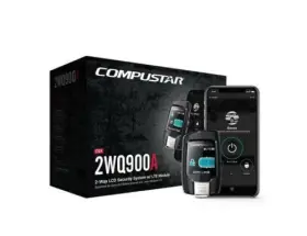 Csx2wq900-a Firstec Compustar Security 5-button 2-way 3000ft Alarm Keyless System W Drone
