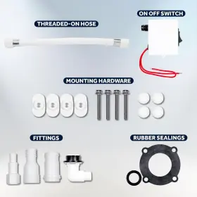 Five Oceans 029882558379 Tmc Electric Toilet Macerator Conversion Kit With Threaded-on Hose Connection #3