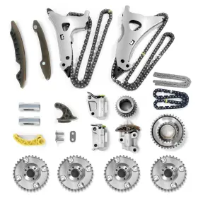 2760503800 Fiwary 276503900 Timing Chain Kit With Camshaft Adjusters For Mercedes C300 E350 Gl