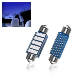Funcd703be-2ps Flygun 2 Pcs 578 Led Extremely Bright Bulbs 1.59 Inch 6500k 2835 Chipsets 400lm Double-