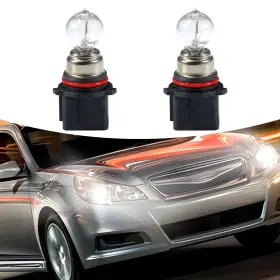 Funrxd2020wh-psx26w-2pcs Flygun 2 Pcs Car Halogen Fog Light Bulb Psx26w 3200-3500k Clear Source Uv-res