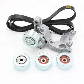 90916a2001  Flynsu 1662031013 Drive Belt Tensioner Idler Pulley Kit Replacement For 2005-2015 Toyota Tacoma