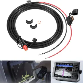 010-11425-01 For Gls Threaded Transducer Power Cable Compatible With Garmin 10