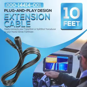 000-14414-001 For Lowrance 10ft Extension Cable Tripleshot Splitshot #2