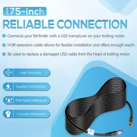 Mkr-us2-11 For Minn Kota 1852080 Replace Us2 Extension Cable14-1/2 Feet #3