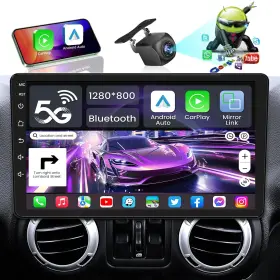 Fortdows 745746806263 Car Radio Stereo For Jeep Wrangler Jk Compass Grand Cherokee Dodge Ram 2g