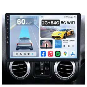 B0f5gjkqxt Fortdows 4core 64g Rom Car Radio Stereo For Jeep Wrangler Jk 2007-2017 Android