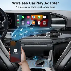 By960m Fosucwin Wireless Carplay Adapter For Iphone Apple Mfi Certified 2024 Upgraded Conve #2