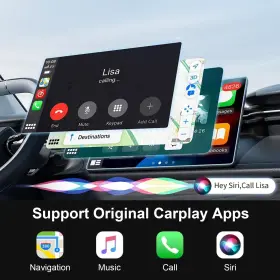 By960m Fosucwin Wireless Carplay Adapter For Iphone Apple Mfi Certified 2024 Upgraded Conve #3