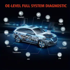 Obd2 Foxwell 611677788674 Ancel V6 Pro Scanner Car Diagnostic Tool K-ey Fob Programming Bidirectional #2