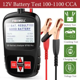 100-1100cca Foxwell Bt100 Bst200 Pro 12v Car Battery Tester Digital Analyzer