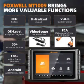 Nt1009 Foxwell Nt909 Bi-directional Obd2 Scanner Ecu Coding All System Diagnostic Tool #2