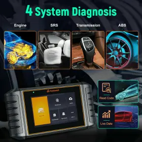 Crp123i Foxwell Nt706 Crp123 Engine Transmission Abs Srs Scanner Obd2 Code Reader Car Diagnostic Tool #2
