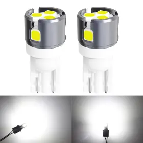 Flm-t10-3030-6w Fulanmi T10 Led Bulbs For Vehicle Map Light 168 194 175 W5w 6-smd 3030 Chipsets 6000k