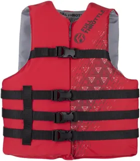 Full Throttle 043311976206 Adult Universal Ski Vest Red