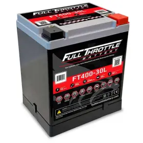 Ft400-30l Full Throttle 12v 30ah 30l Cca 400 Amps High-performance Agm Battery