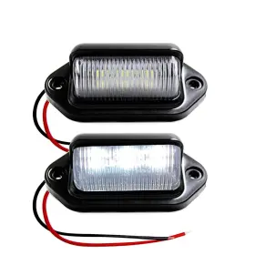 Fxc 714485111839 2x Car Led License Plate Tag Light 12v Side Marker Lights Or Convenience