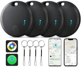 Fysckeji 390601020705 Air Tracker Tag For Android Or Ios Dual System Tracker-4 Pack Bluetooth