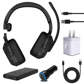 010-02870-00 Garmin Ag2 Dezl Headset 210 2-in-1 Premium Trucking Bundle