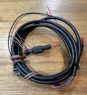 010-11970-00 Garmin Oem 8-pin Power/data Cable With Red Connector For Echomap Series Gpsmap #3