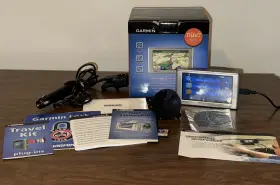 190-00720-00 Garmin Tested Nuvi 660 Na Gps Original Box Car Charger Windshield Mount Bundle