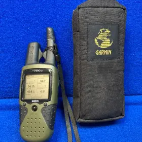 38965378 Garmin Rino 120 Handheld Hiking Gps Navigator 2way Radio Case Strap Batts Works