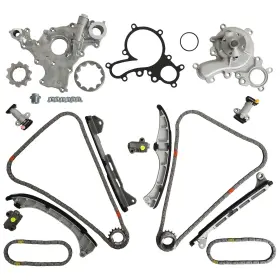Zd-tck-ty5700-001 Gasketium Timing Chain Kit With Oil Pump Water Fit For Toyota Tundra Sequoia Land