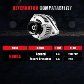 104210-5910 Gdsmotu 788311364454 11392 And0483 Vnd0483 Alternator Compatible With 3.5l For #2