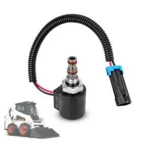 6667687 Gdukop Hydraulic Solenoid Valve Element With Stem Compatible Bobcat S250 S300 S