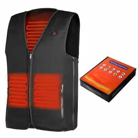 General Armor 705604600853 Usb Heated Vest - Size Adjustable Far Infrared Large Black