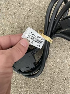 Hrn-bs16s5 Geotab 1.5m 5ft Obdii Extension Harness For Go Devices Black Cable #2