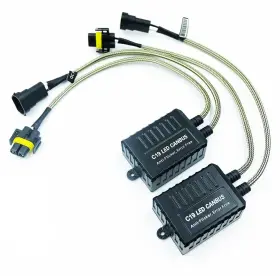 Gfjmc-c19-h11 Gfjmc H11/h9/h8 Led Canbus Decoder - Anti-flickering Harness Error Free Resistor Ca