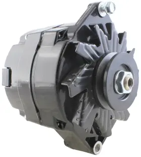 10495382 Gladiator Grade Black Powder Coated 12v Self Exciting One Wire Alternator 110amp Fits Race
